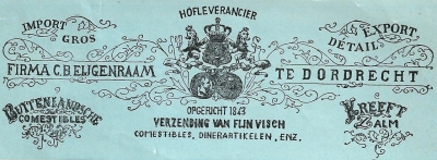 Briefhoofd vishandel Eijgenraam