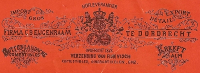 Briefhoofd vishandel Eijgenraam