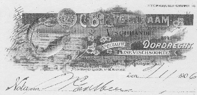 Briefhoofd vishandel Eijgenraam