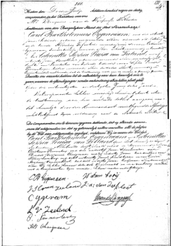 Huwelijksakte Carel en Antoinette Eijgenraam